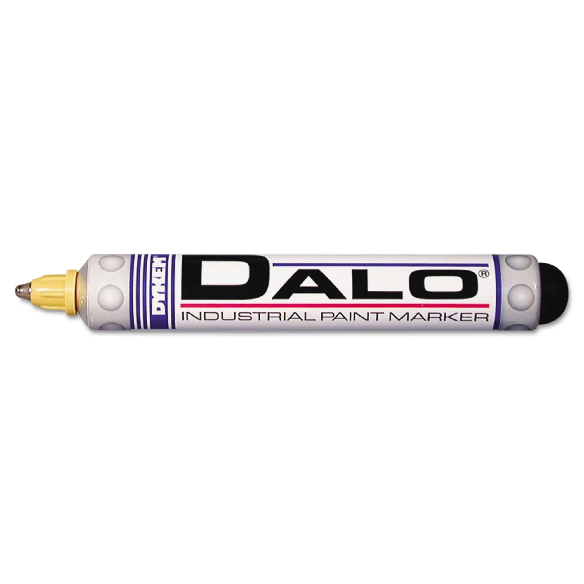 Dykem 26063 Dalo Industrial Paint Marker Pen, Medium Tip, Yellow