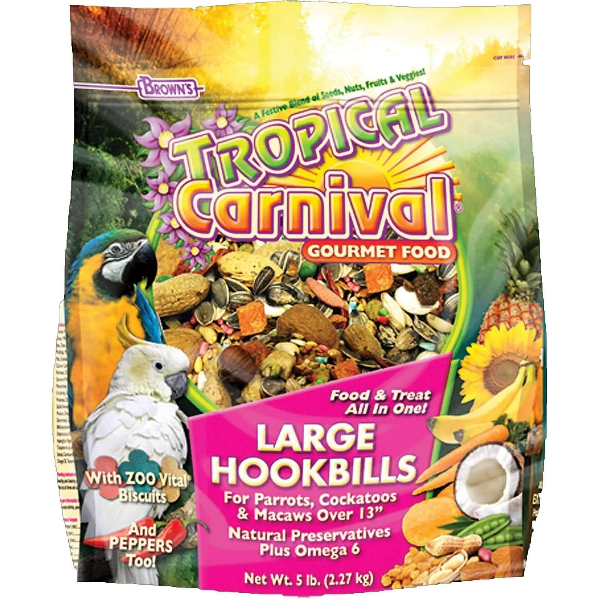 Brown's® Tropical Carnival® Hookbill Bird Food