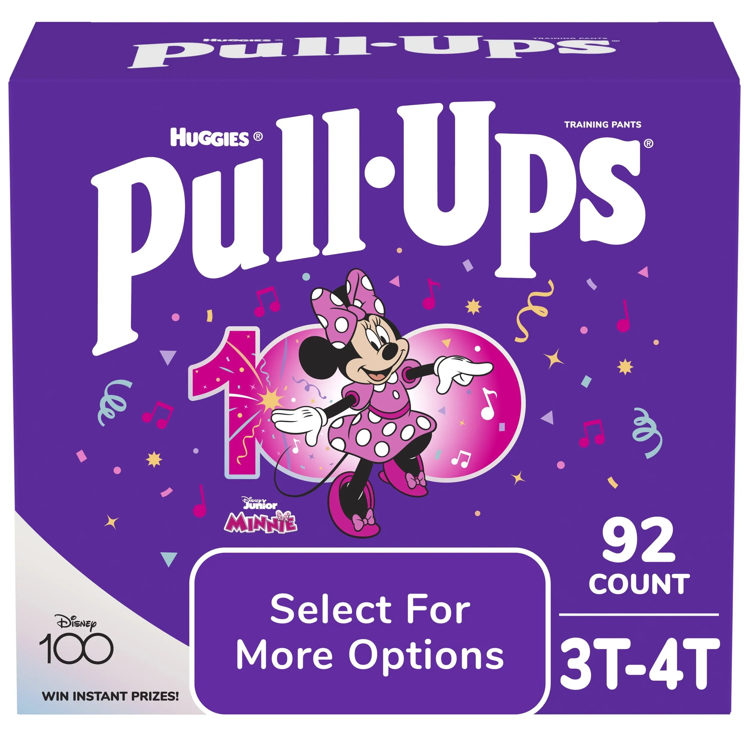 Pull-Ups Girls' Potty Training Pants Size 5, 3T-4T, 92 ct, Purple