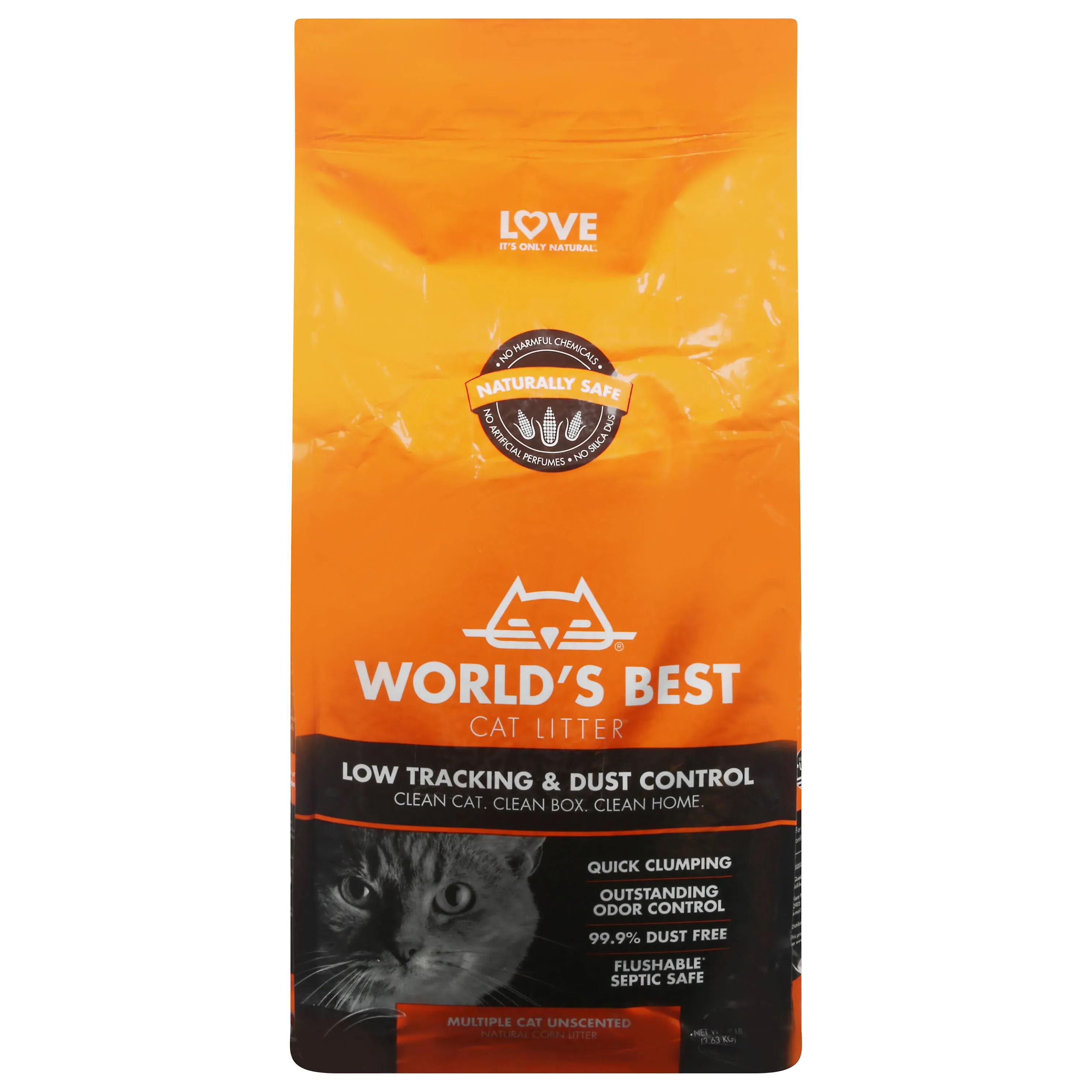 World's Best Cat Litter Low Tracking & Dust Control Multiple Cat