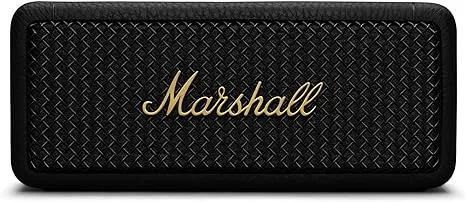 Marshall Emberton II Portable Bluetooth Speaker - Black & Brass