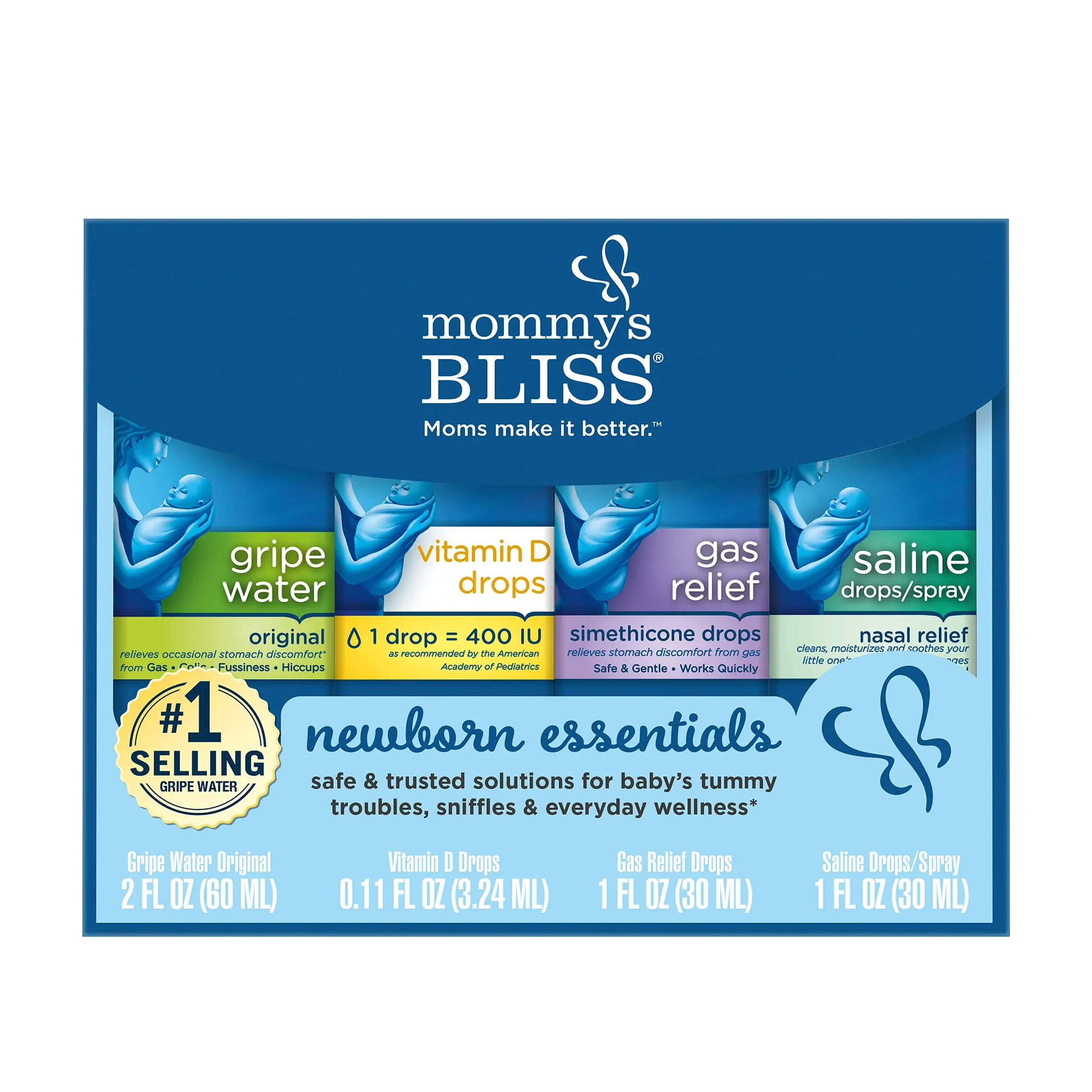 Mommy's Bliss Newborn Essentials Gift Set, Includes Gripe Water, Baby...