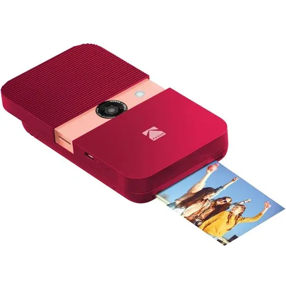 Kodak Smile Instant Print Digital Camera - Slide-Open 10MP Camera w/2x3 Zink ...