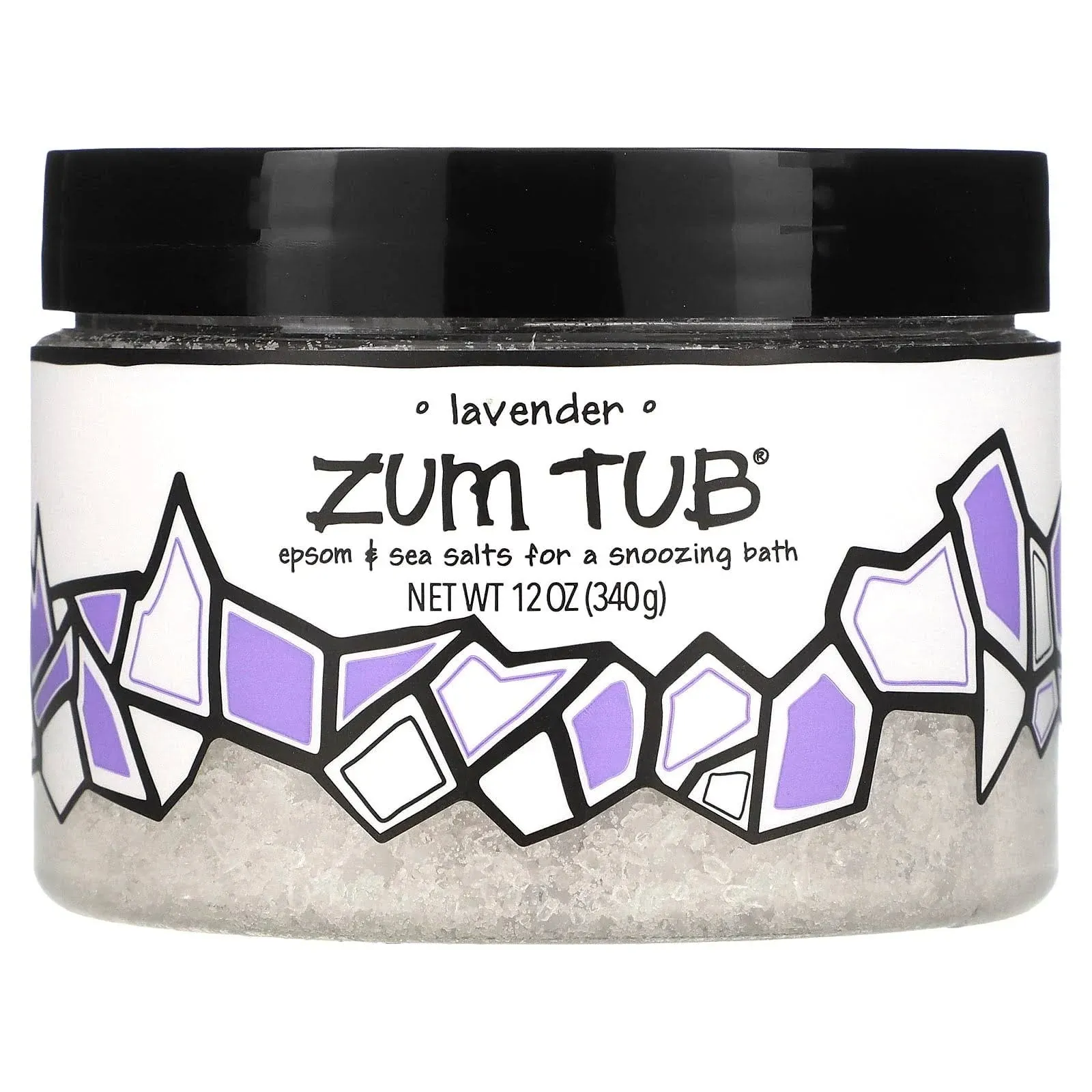 Zum Tub Bath Salts, Lavender - 12 oz