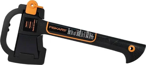 Fiskars X7 Hatchet Lightweight Wood Splitter for Small to Medium Size Kindling with Proprietary Blade and Shock-Absorbing FiberComp Handle, Lawn and Garden Tool, 14 inch, 1.5 pounds