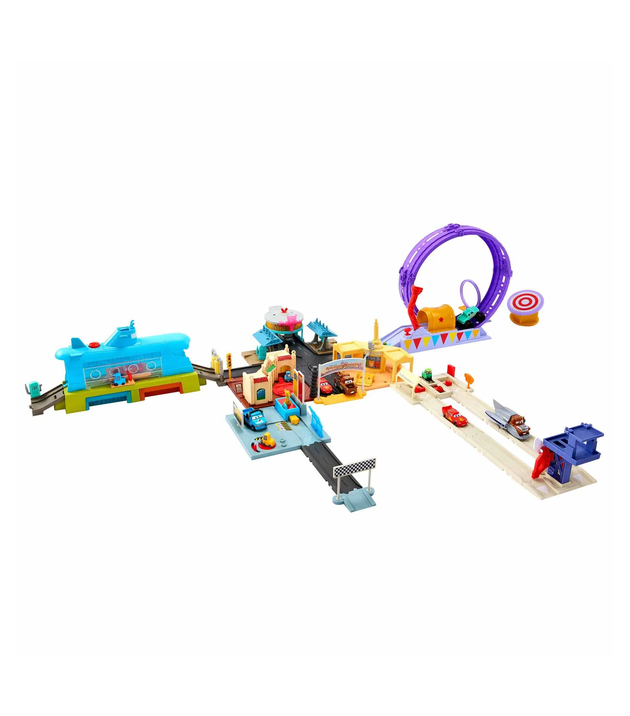 Fisher-Price Thomas & Friends  Launch & Loop Maintenance Yard Train Set