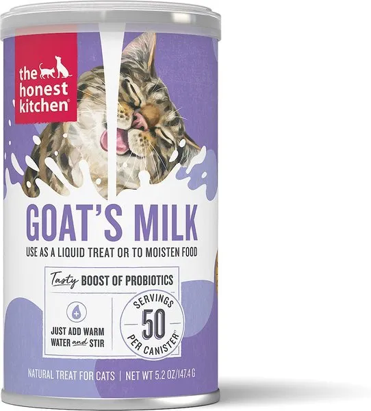 The Honest Kitchen Goat's Milk with Probiotics for Cats, 12-Pack of 3g SachetsThe Honest Kitchen Goat's Milk with Probiotics for Cats,…