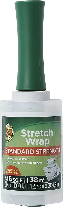 Duck Brand Stretch Wrap 5 in. x 1000 ft. Clear