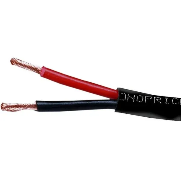 Monoprice Speaker Wire, CL2 Rated, 2-Conductor, 16AWG, 50ft, BlackMonoprice Speaker Wire, CL2 Rated, 2-Conductor, 16AWG, 50ft, Black