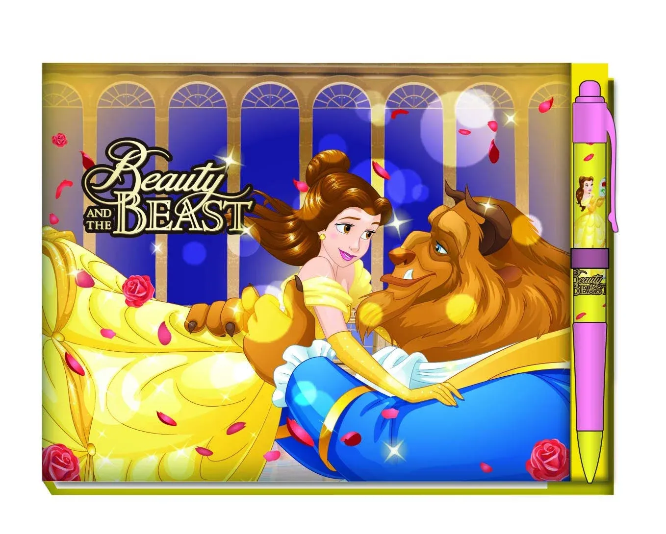 Disney Beauty and the Beast Deluxe Autograph Book with Pen