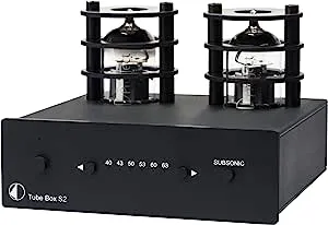 Pro-Ject Tube Box S2 Pure-Tube MM/MC Phono Preamplifier (Black)