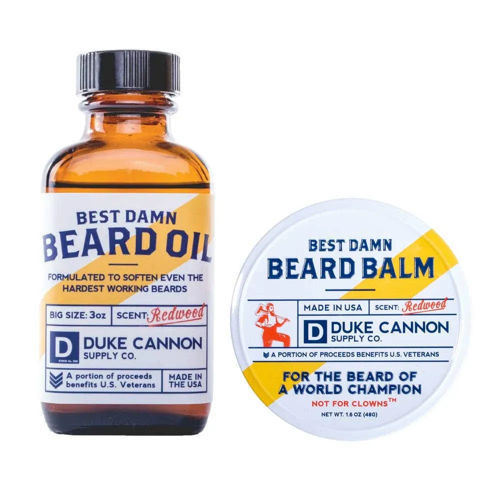 Duke Cannon Supply BEARDBUNDLE Beard Balm & Oil PDQ