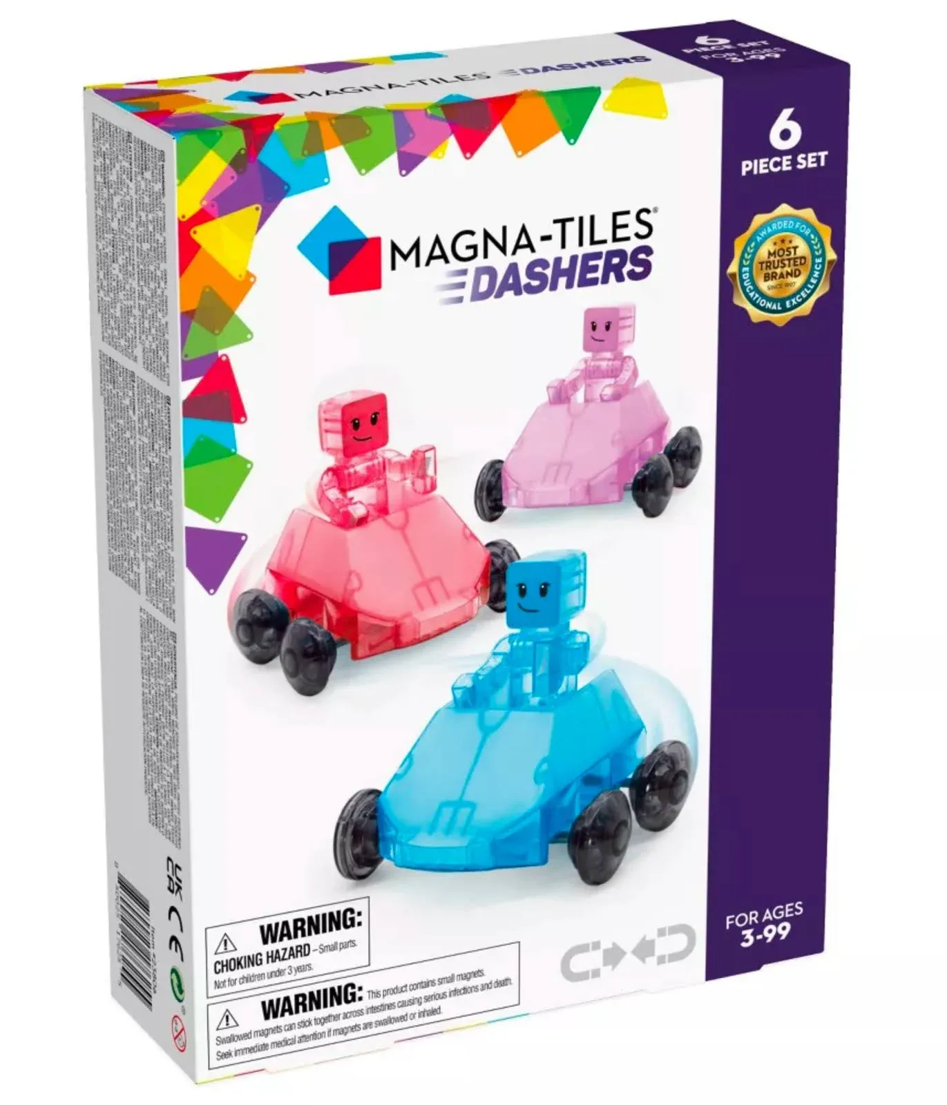 Magna-Tiles -Dashers 6 Piece Set