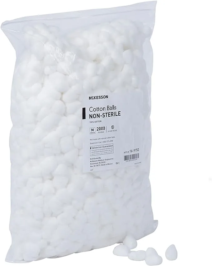 McKesson Medium Cotton Ball - Case/4000