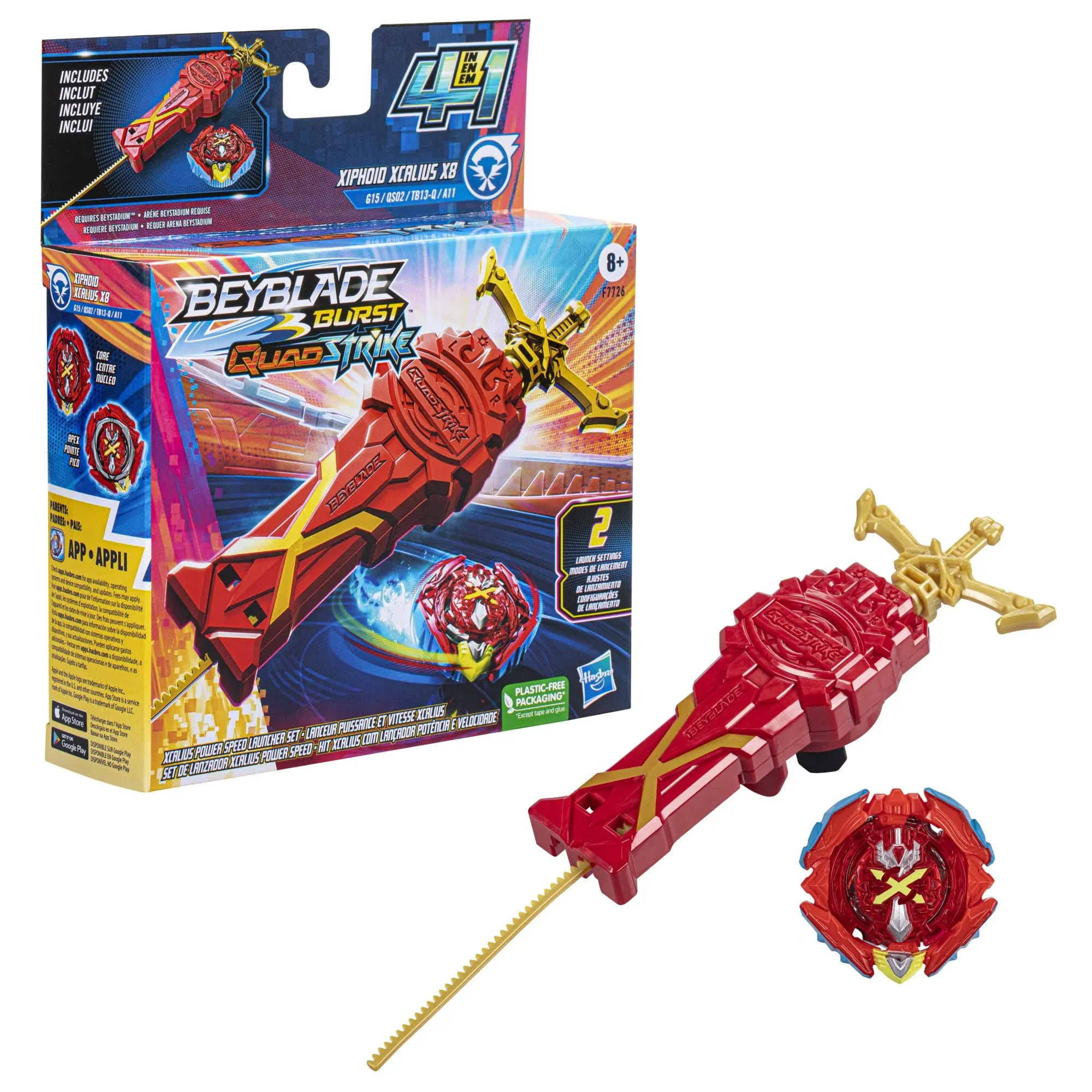 Beyblade X Deluxe String Launcher Set