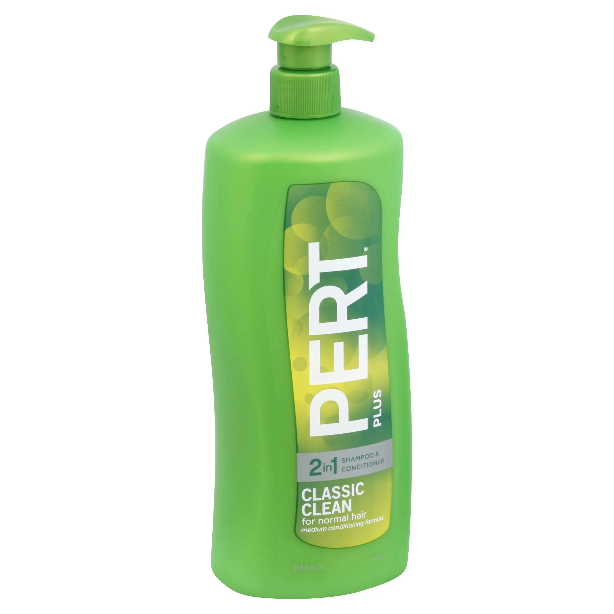 Pert Plus Shampoo & Conditioner, 2-in-1, Classic Clean, for Normal Hair - 33.8 fl oz