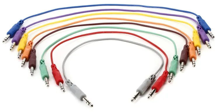 HOSA Balanced Patch Cables 1/4in TRS to 1/4in TRS