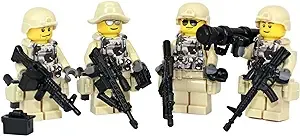 Modern Brick Warfare Marines Armed Forces Squad Custom Minifigures