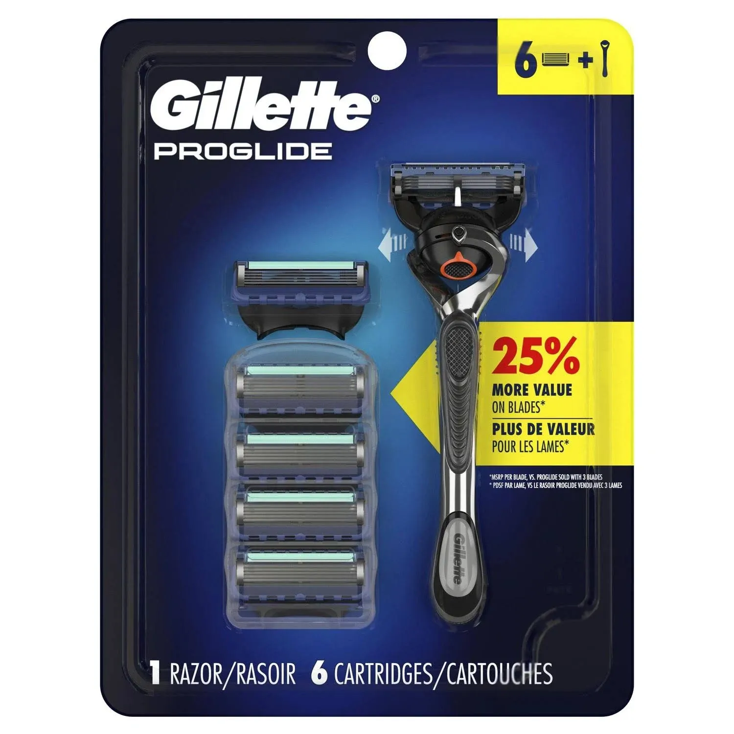 Gillette Fusion5 Proglide 1rzr+6carts 2/Pack