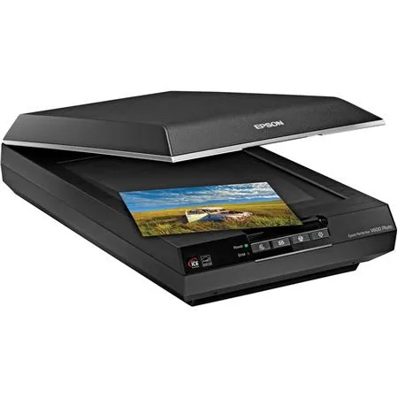 Epson Perfection V600, Flatbed 8.5x11.7" Photo Scanner, 6400x9600dpi for Outstanding Resolution, 48 bit, USB 2.0 for Mac & Windows