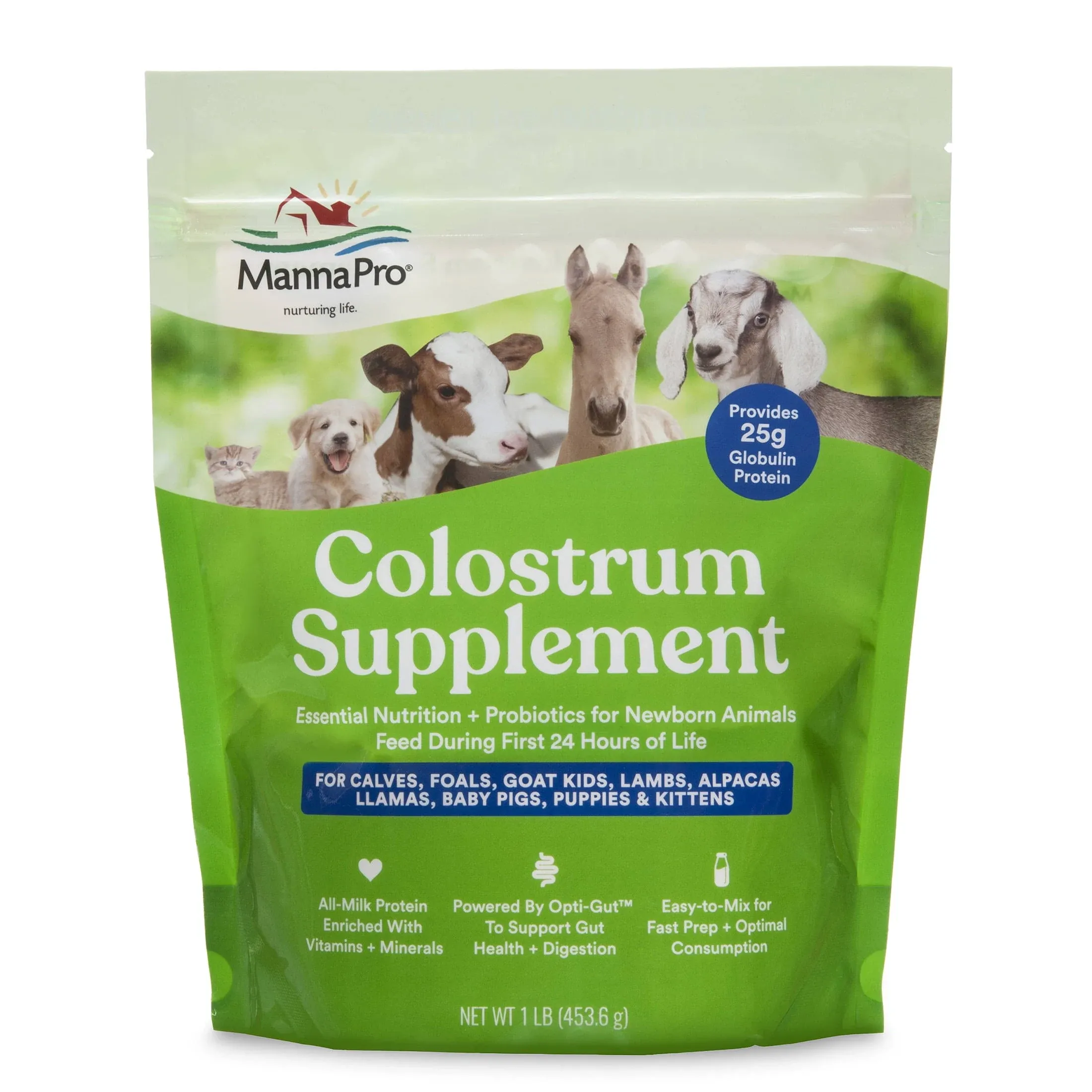 Manna Pro Colostrum Multi-Species Pet Supplement - 16 oz bag