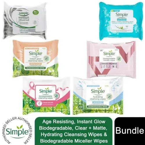 Simple Exfoliating Facial Wipes