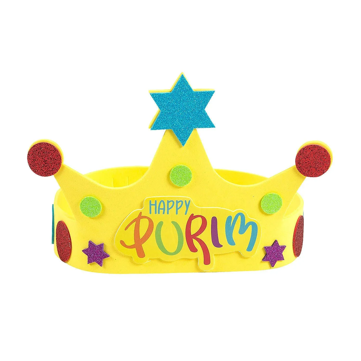 Purim Crown Craft Kit - Makes 12