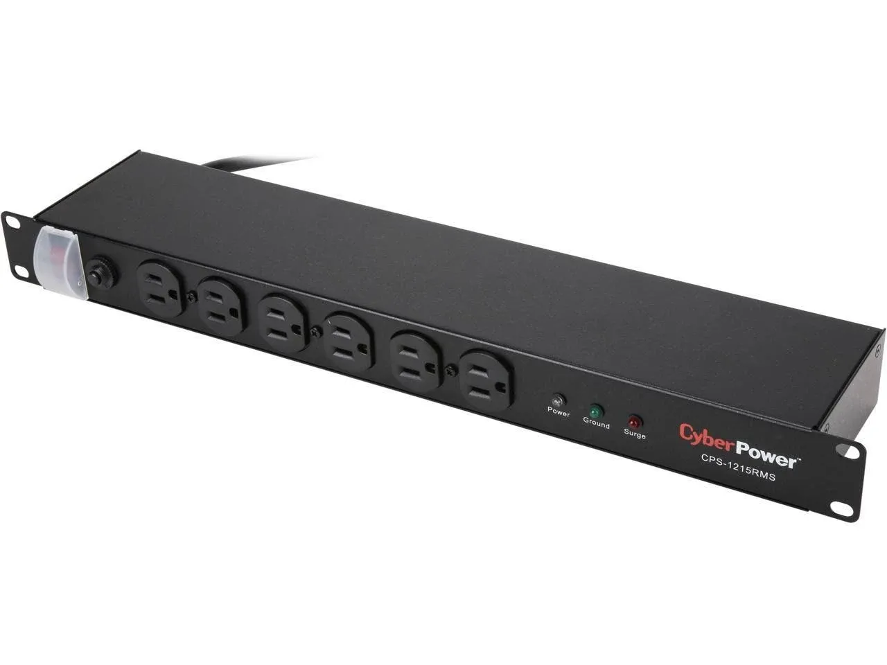 CyberPower CPS1215RMS Rackmount 1U Surge Protector 120V/15A 12 Outlets Rackmount