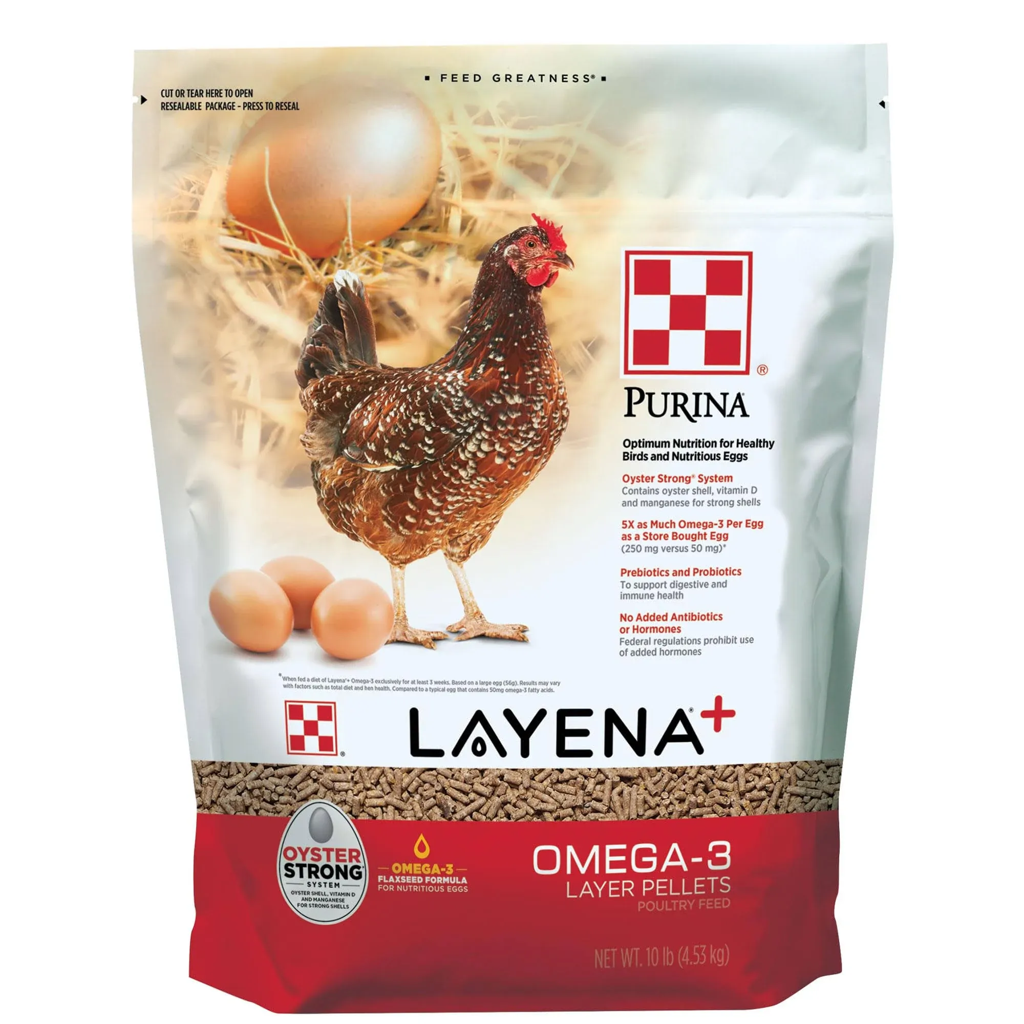 Purina Layena Plus Omega-3 10lb - 3005332-246