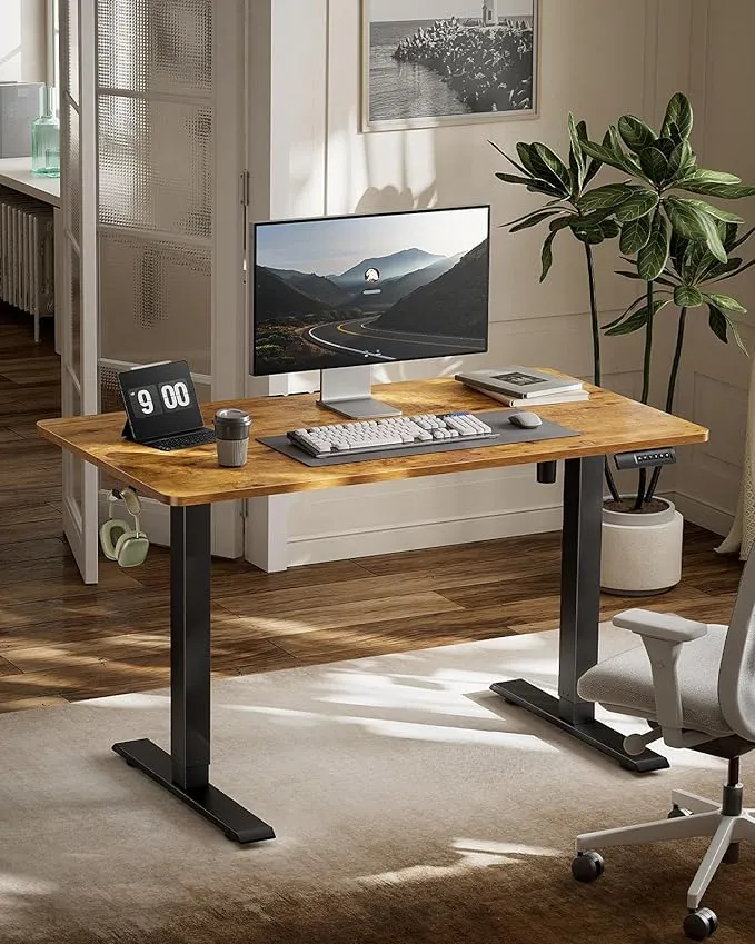 Marsail Electric Standing Desk Adjustable Height, 55 * 24 inch Adjustable Desk ...