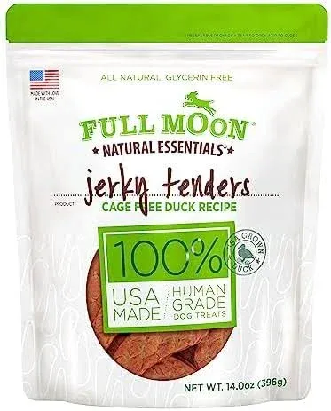 Full Moon Essentials Duck Jerky Tenders Dog Treats, 14 oz.