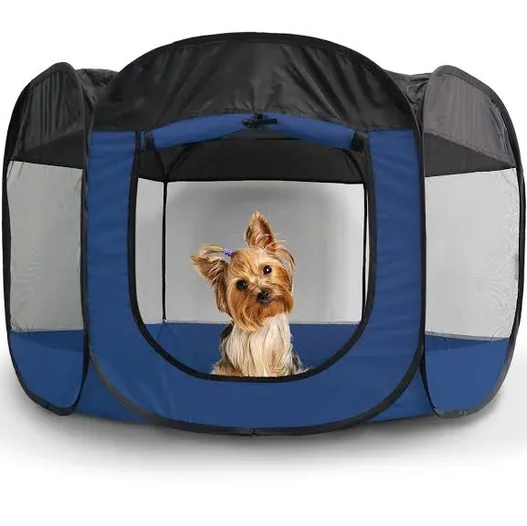 Portable Mesh Pet Playpen | Furhaven.com