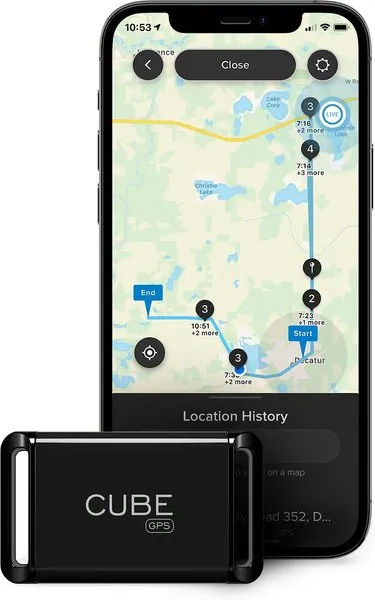 Cube Real Time GPS Dog & Cat Tracker