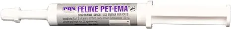 Pet-Ema Felino enema desechable para uso rectal en gatos por PRN Pharmacal Inc