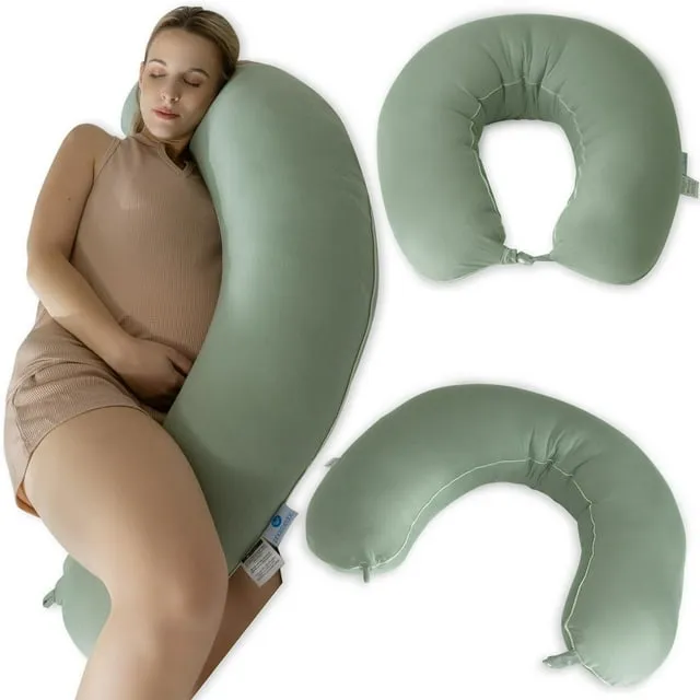 Pharmedoc Body Pillow Pregnancy Pillow Side Sleeper Pillow