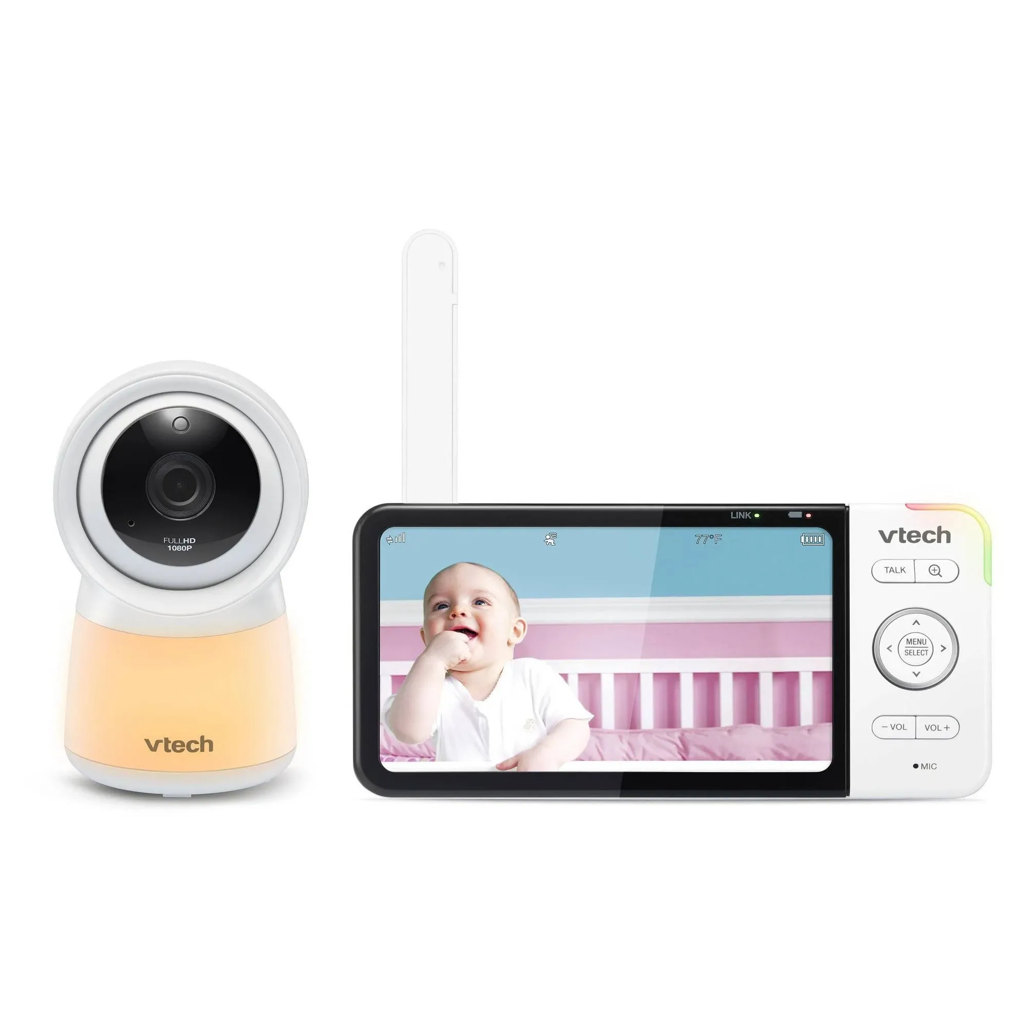 VTech RM5754HD 5&#034; Smart Wi-Fi Full HD Baby Monitor