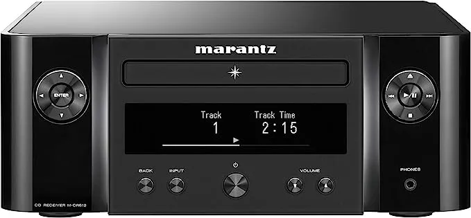 Marantz - M-CR612 Network CD Receiver, Wi-Fi, Bluetooth, AirPlay2 & HEOS Connectivity, Compatible with Amazon Alexa - Black