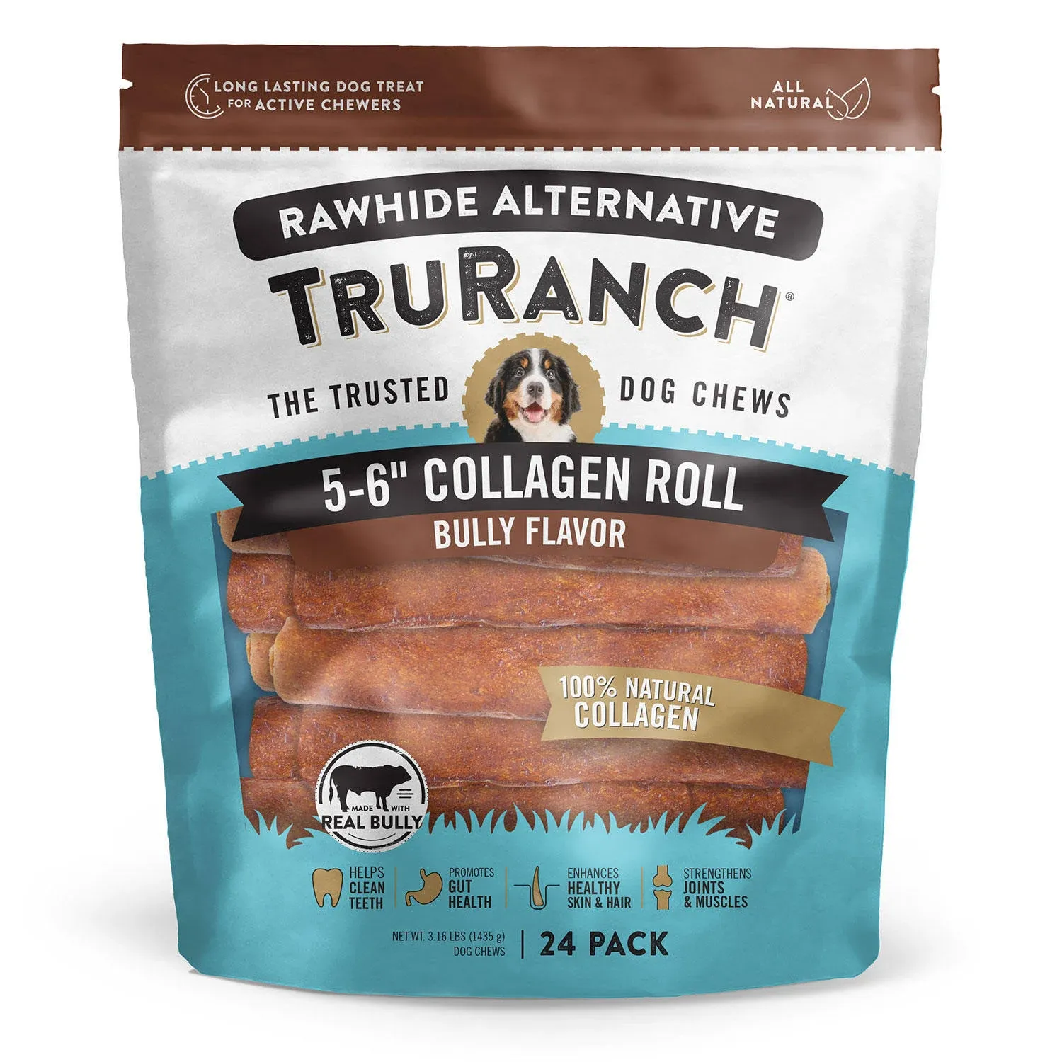 TruRanch Collagen 6" Bully Rolls