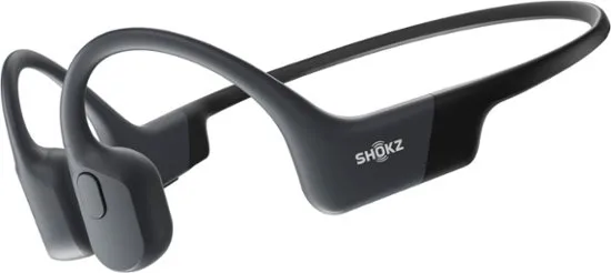 Shokz Open Run Wireless Bone Conduction Sport Headphones - Black