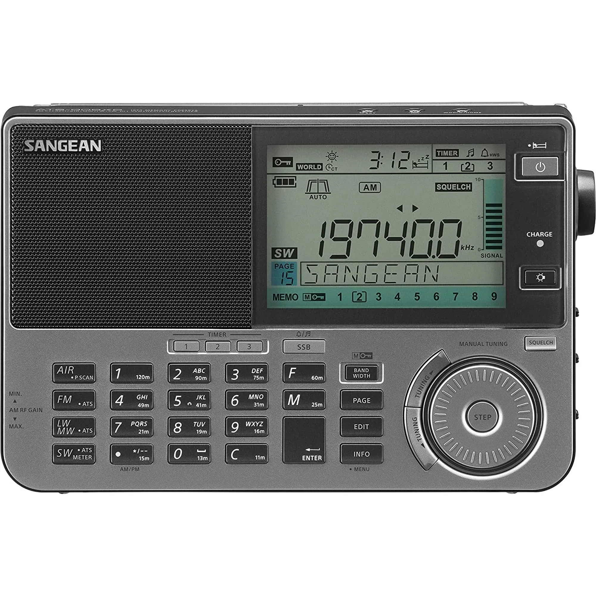 Sangean ATS-909X2 La radio multibande ultime FM/SW/MW/LW/Air