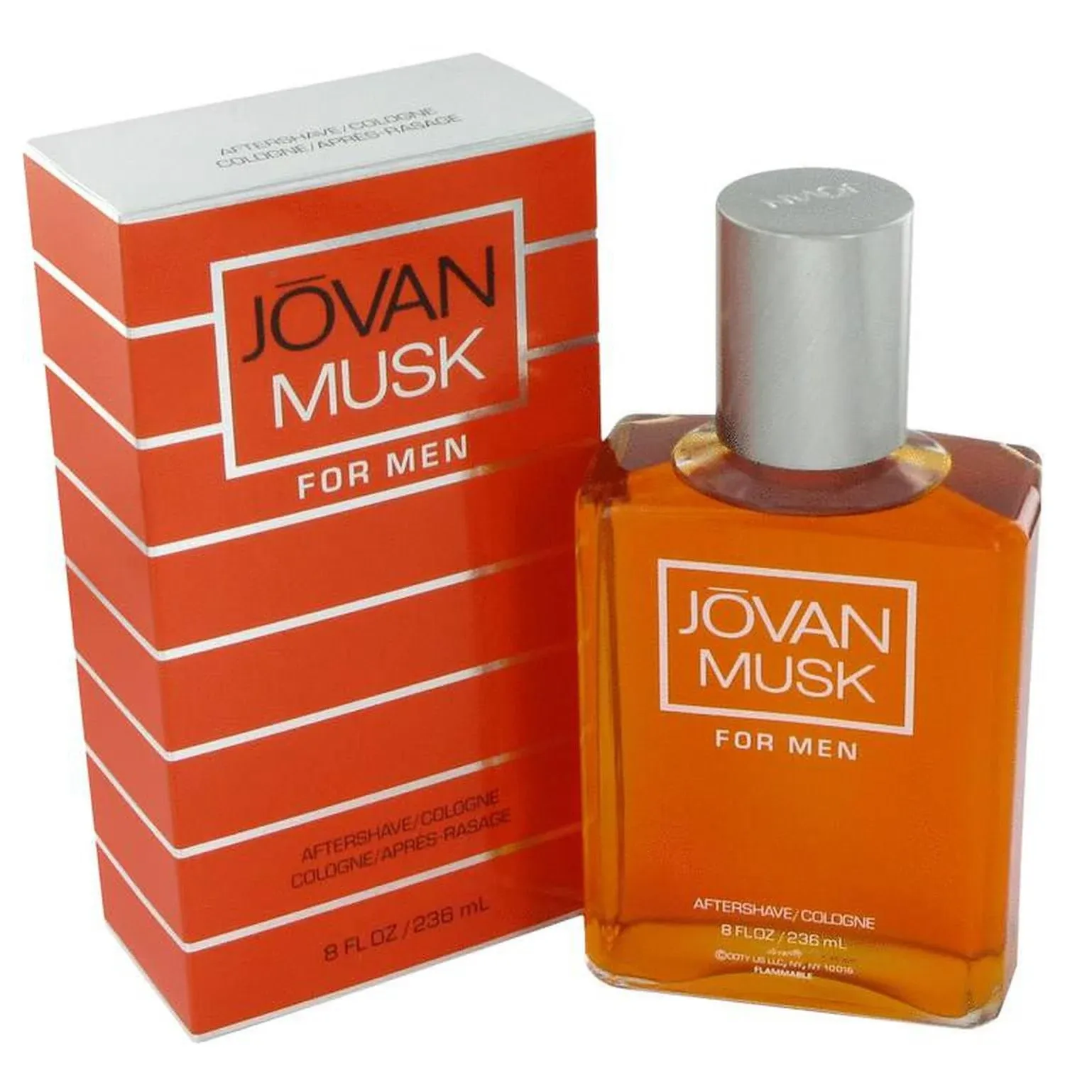 Coty Men's After Shave/Cologne - Jovan Musk Luxurious and Floral Fragrance, 8 oz