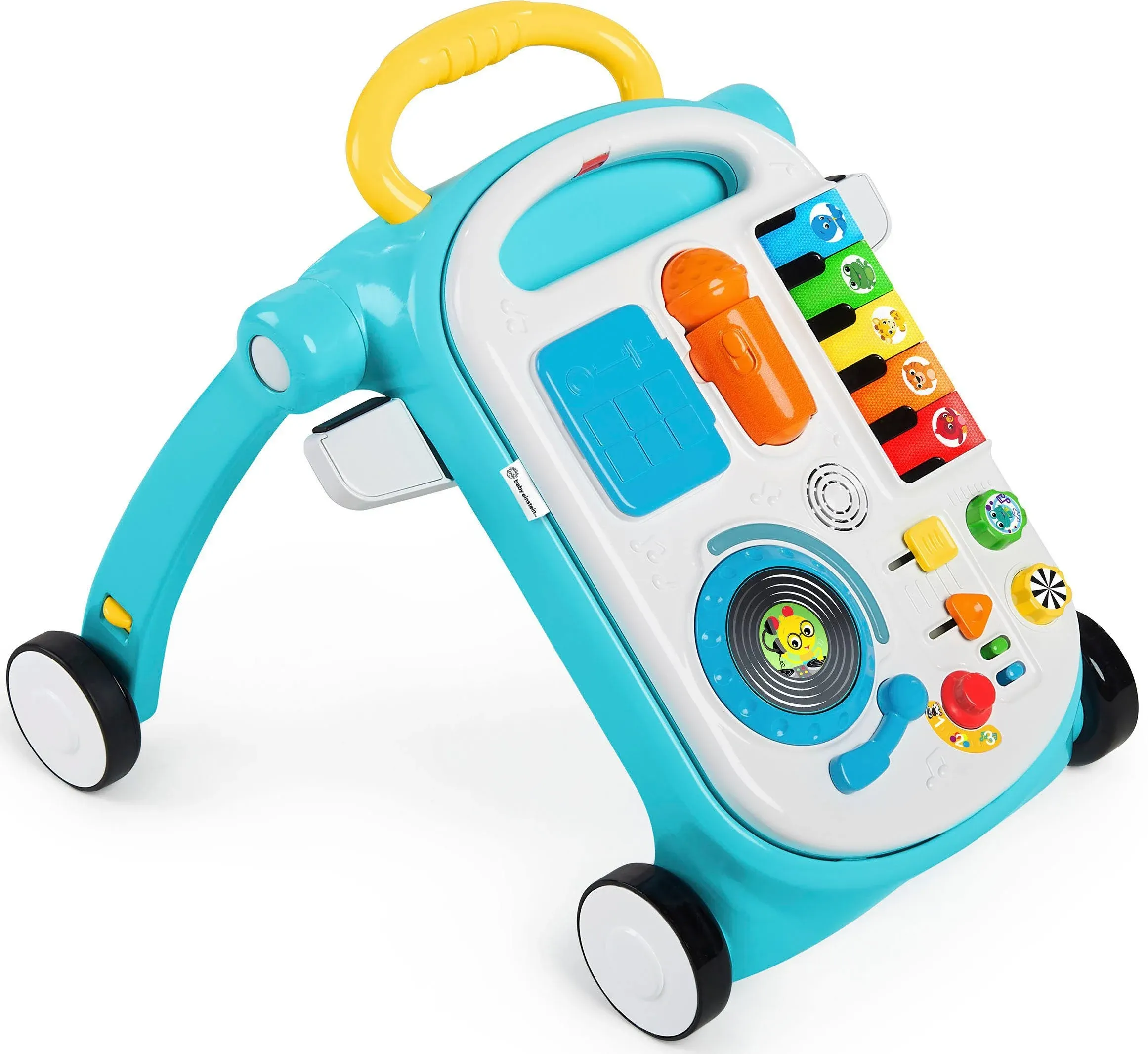 Baby Einstein Musical Mix ‘N roll 4-in-1 Push Walker, Activity Center, Toddler Table and Floor Toy for 6 Months+ Unisex