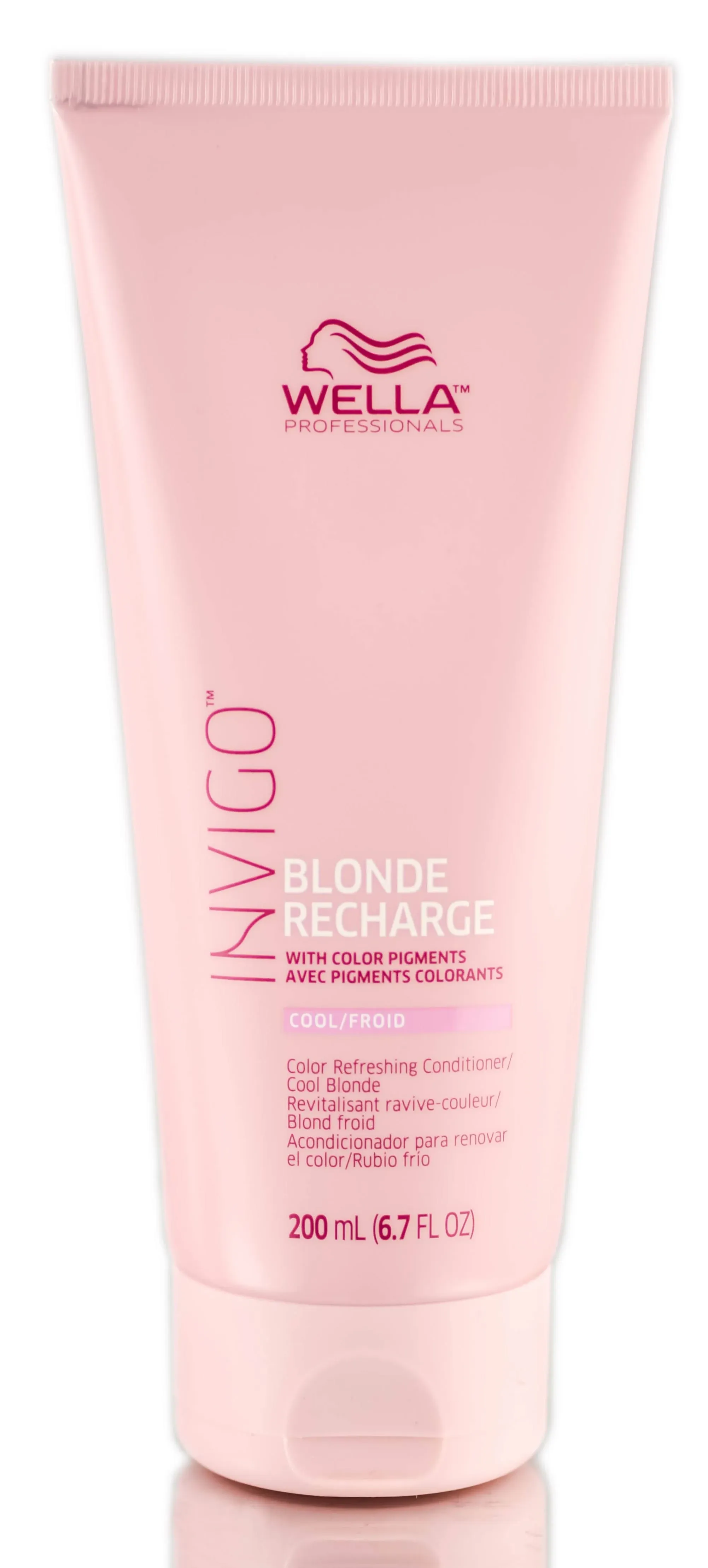 Wella Invigo Blonde Recharge Color Refreshing Conditioner, Cool Blonde - 6.7oz