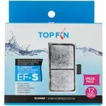 TOP FIN EF-S Aquarium Filters Cartridges Open Box 6 PACK *Not 12*