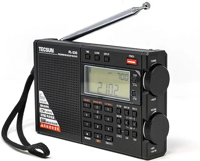 TECSUN PL-330 PLL DSP SSB Multi Band Radio  **ENGLISH VERSION / Firmware 3306**