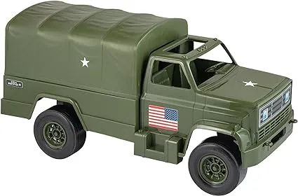 Tim Mee Military Cargo Truck for Action Figures Olive Green USA Made