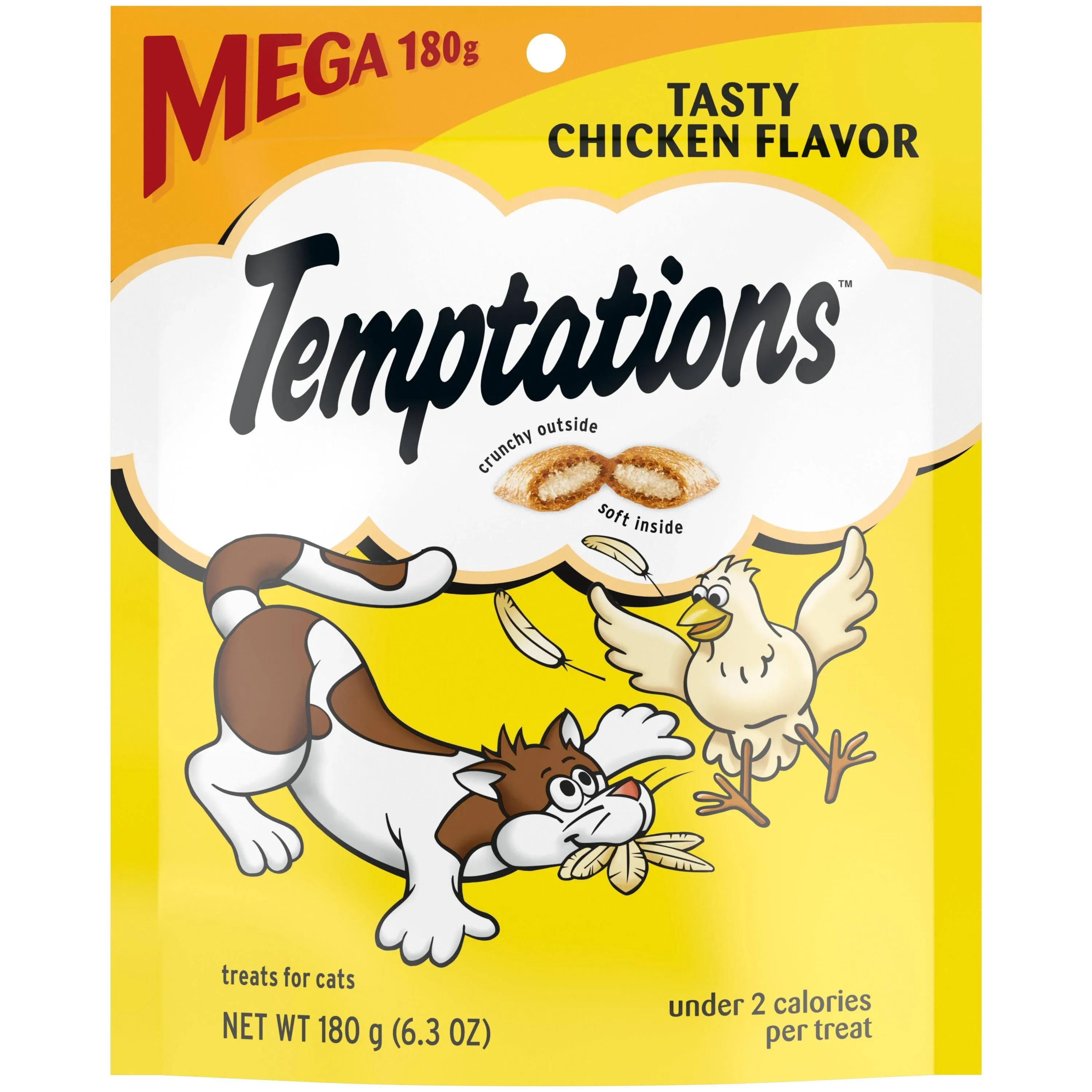 Temptations Classic Crunchy Cat Treats - Tasty Chicken Flavor (16 oz) by EntirelyPets