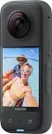 Insta360 ONE X2 360 Degree Waterproof Action Camera, 5.7K 360, Stabilization, Touch Screen, AI Editing, Live Streaming, Webcam, Voice Control