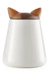 Shop Nambe Cat Treat Jar In White