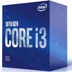 Intel CPU BX8070110100F Core i3-10100F / 3.6GHz / 6MB LGA1200 4C / 8T